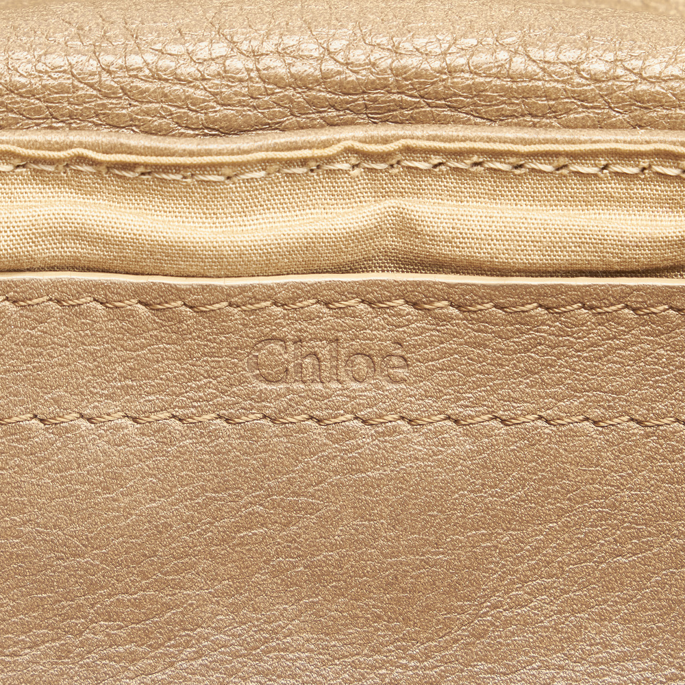 Pre-Loved Chloe Lily Leather Satchel - Picture 6 of 9